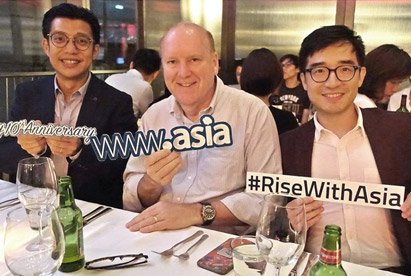 DotAsia 10th anniversary celebrations kickoff dinner 