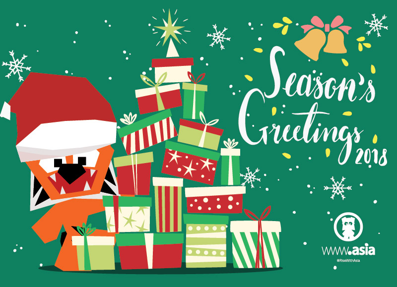 Image: Ajitora and DotAsia wishing you Season's Greetings