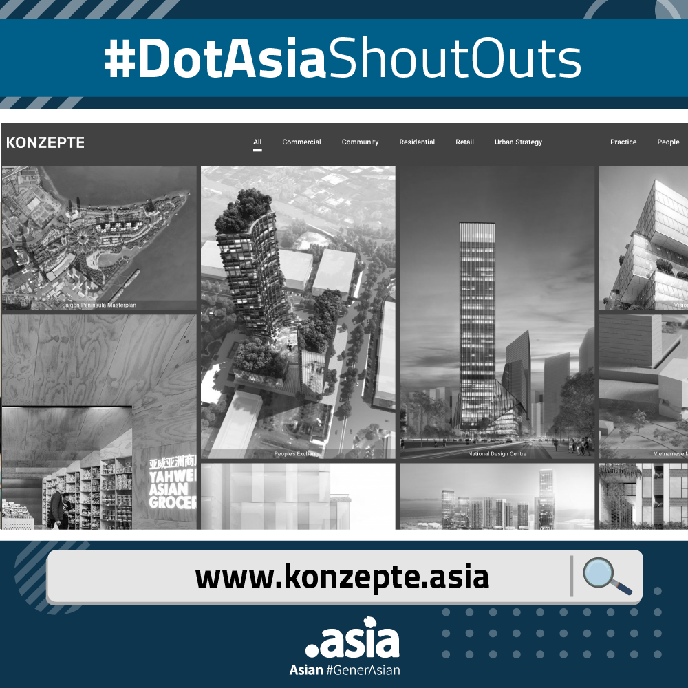 DotAsiaShoutOuts - Konzepte.Asia Website Screenshot