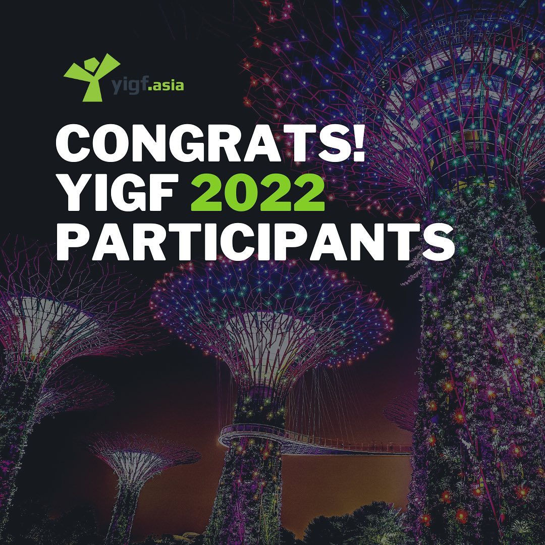Image: Congrats! YIGF 2022 Participants